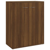 Sideboard Brown Oak 60x30x75 cm Engineered wood