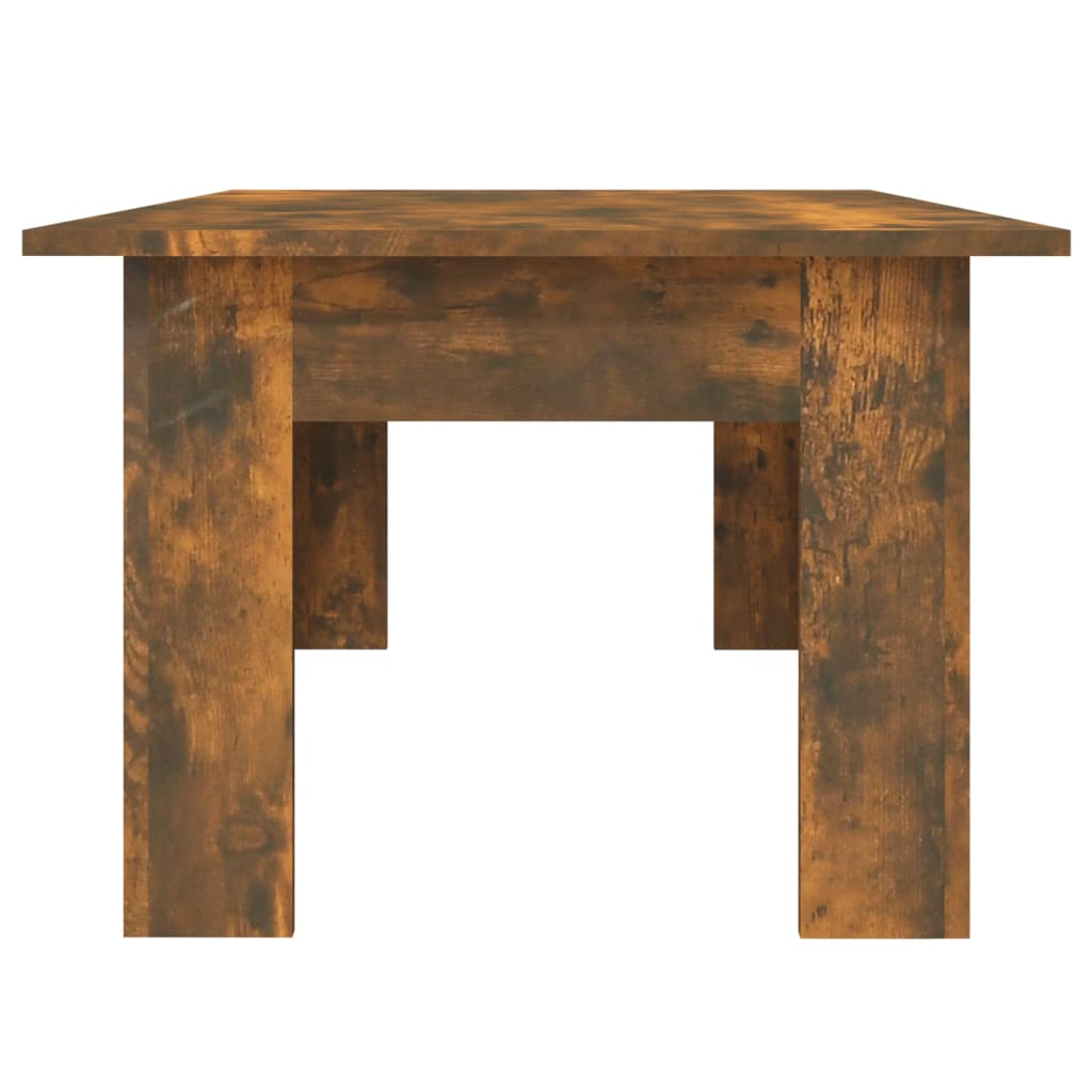 Table basse Chêne fumé 100x60x42 cm Bois d'ingénierie