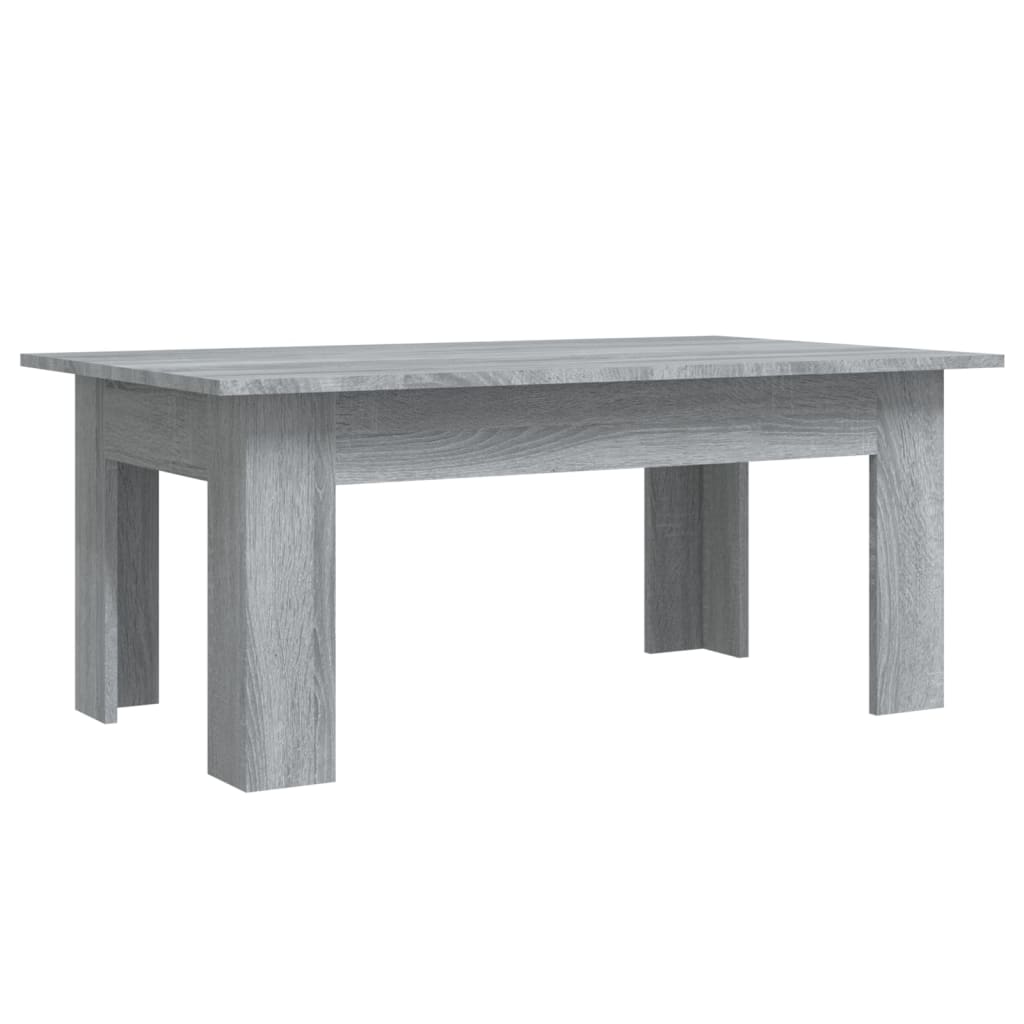 Table basse Sonoma gris 100x60x42 cm Bois d'ingénierie