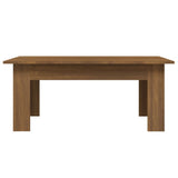 Table basse Chêne marron 100x60x42 cm Bois d'ingénierie