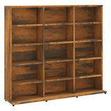 CD-Schrank Räuchereiche 102x23x89,5 cm Holzwerkstoff