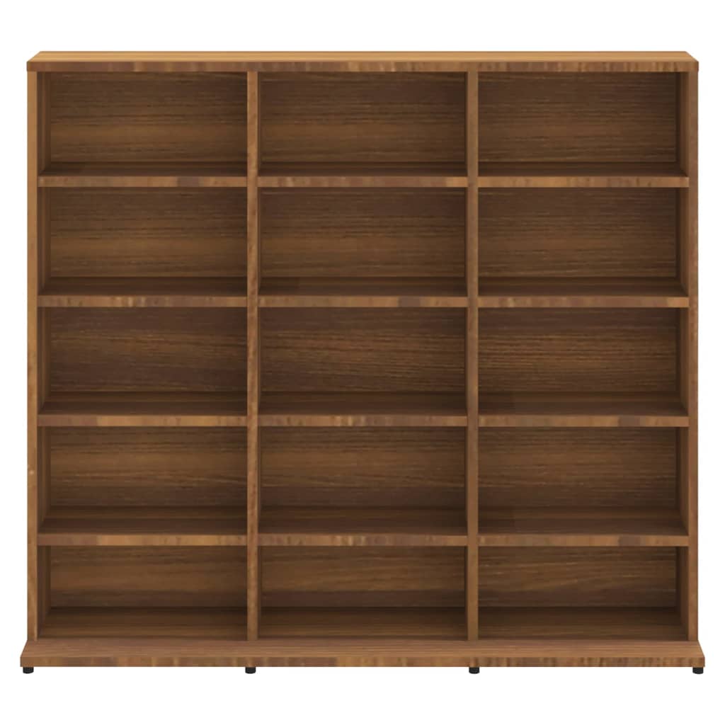 CD-Schrank Braune Eiche 102x23x89,5 cm Holzwerkstoff