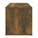 Meuble TV Chêne fumé 80x34x36 cm Bois d'ingénierie