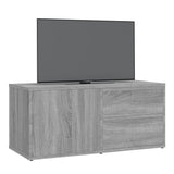 Meuble TV Sonoma gris 80x34x36 cm Bois d'ingénierie