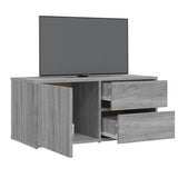 Meuble TV Sonoma gris 80x34x36 cm Bois d'ingénierie