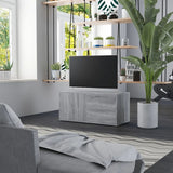 Meuble TV Sonoma gris 80x34x36 cm Bois d'ingénierie