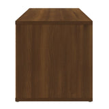 Meuble TV Chêne marron 80x34x36 cm Bois d'ingénierie