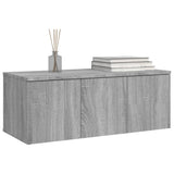 Meuble TV Sonoma gris 80x34x30 cm Bois d'ingénierie