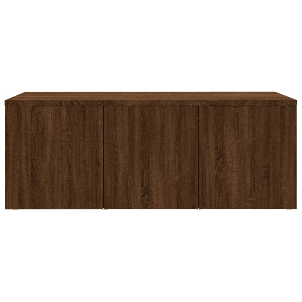 TV cabinet Brown oak 80x34x30 cm Engineered wood