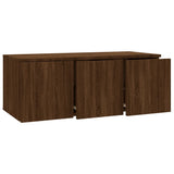 Meuble TV Chêne marron 80x34x30 cm Bois d'ingénierie