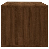 TV cabinet Brown oak 80x34x30 cm Engineered wood