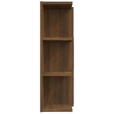 Badezimmerspiegelschrank Braune Eiche 80x20,5x64 cm Holz