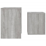 Nesting Coffee Tables 2 pcs Sonoma Gray Engineered Wood