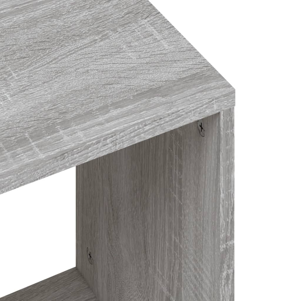 Tables basses gigognes 2 pcs sonoma gris bois d'ingénierie