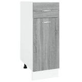 Armoire de plancher à tiroir Sonoma gris 30x46x81,5 cm