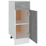 Armoire de plancher à tiroir Sonoma gris 30x46x81,5 cm