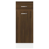 Armoire de plancher à tiroir Chêne marron 30x46x81,5 cm