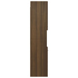 Armoire de bain Chêne marron 30x30x130 cm Bois d'ingénierie