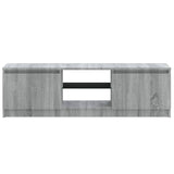 TV cabinet with LED lights sonoma gray 120x30x35.5 cm