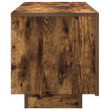 Meuble TV Chêne fumé 100x35x40 cm Bois d'ingénierie