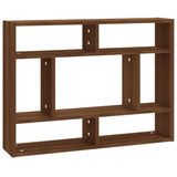 Étagère murale Chêne marron 75x16x55 cm Bois d'ingénierie