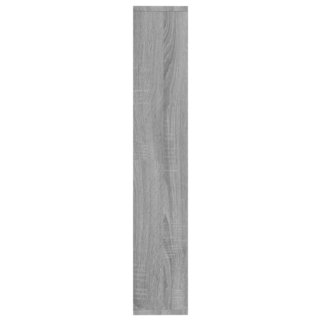 Étagère murale Sonoma gris 36x16x90 cm Bois d'ingénierie