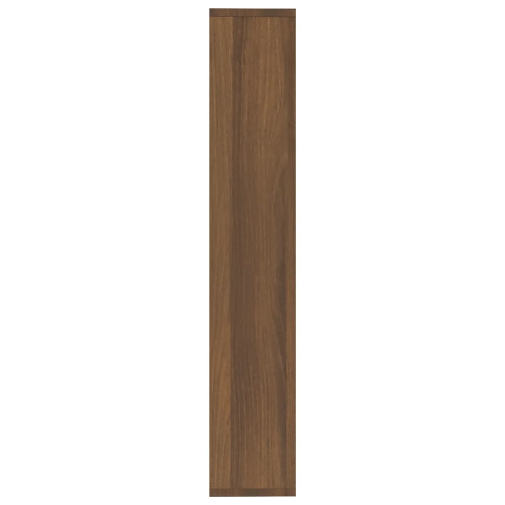 Étagère murale Chêne marron 36x16x90 cm Bois d'ingénierie