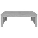 Table basse Sonoma gris 100x100x35 cm Bois d'ingénierie