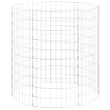 Poteau à gabion circulaire Acier galvanisé Ø100x100 cm