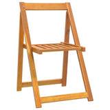 Chaises pliables de jardin lot de 4 Bois d'acacia massif