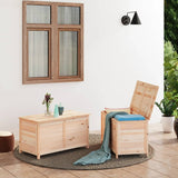 Outdoor-Kissenbox 100x50x56 cm Massives Tannenholz