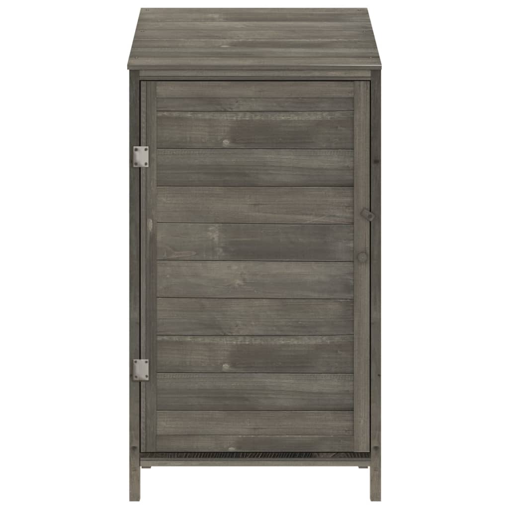 Remise de jardin Anthracite 55x52x112 cm Bois de sapin solide