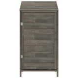 Remise de jardin Anthracite 55x52x112 cm Bois de sapin solide