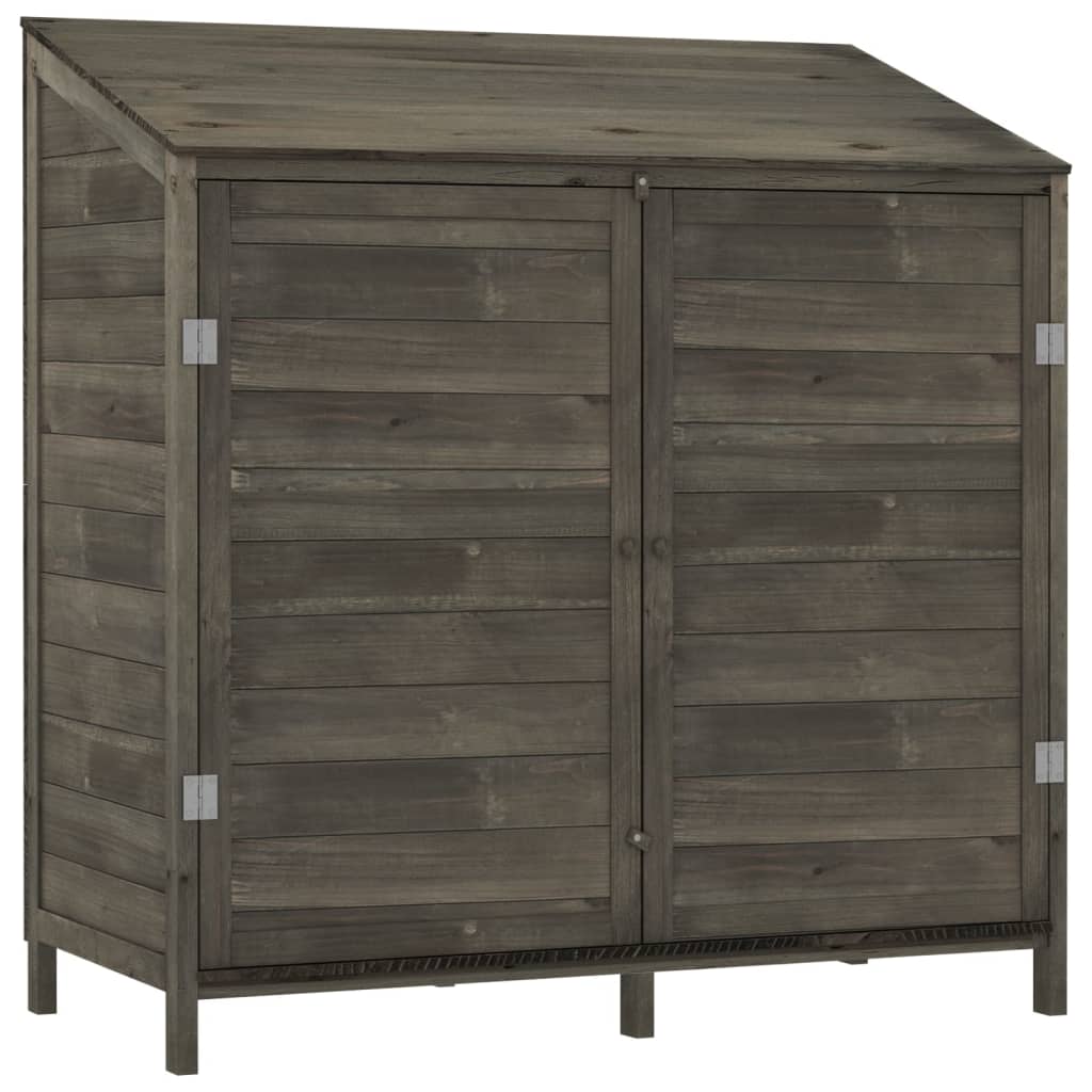 Remise de jardin Anthracite 102x52x112 cm Bois de sapin solide