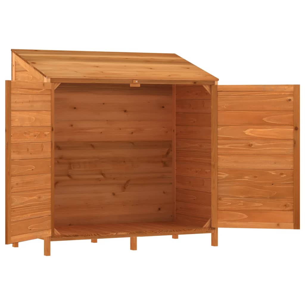 Remise de jardin Marron 102x52x112 cm Bois de sapin solide