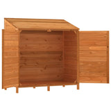 Remise de jardin Marron 102x52x112 cm Bois de sapin solide