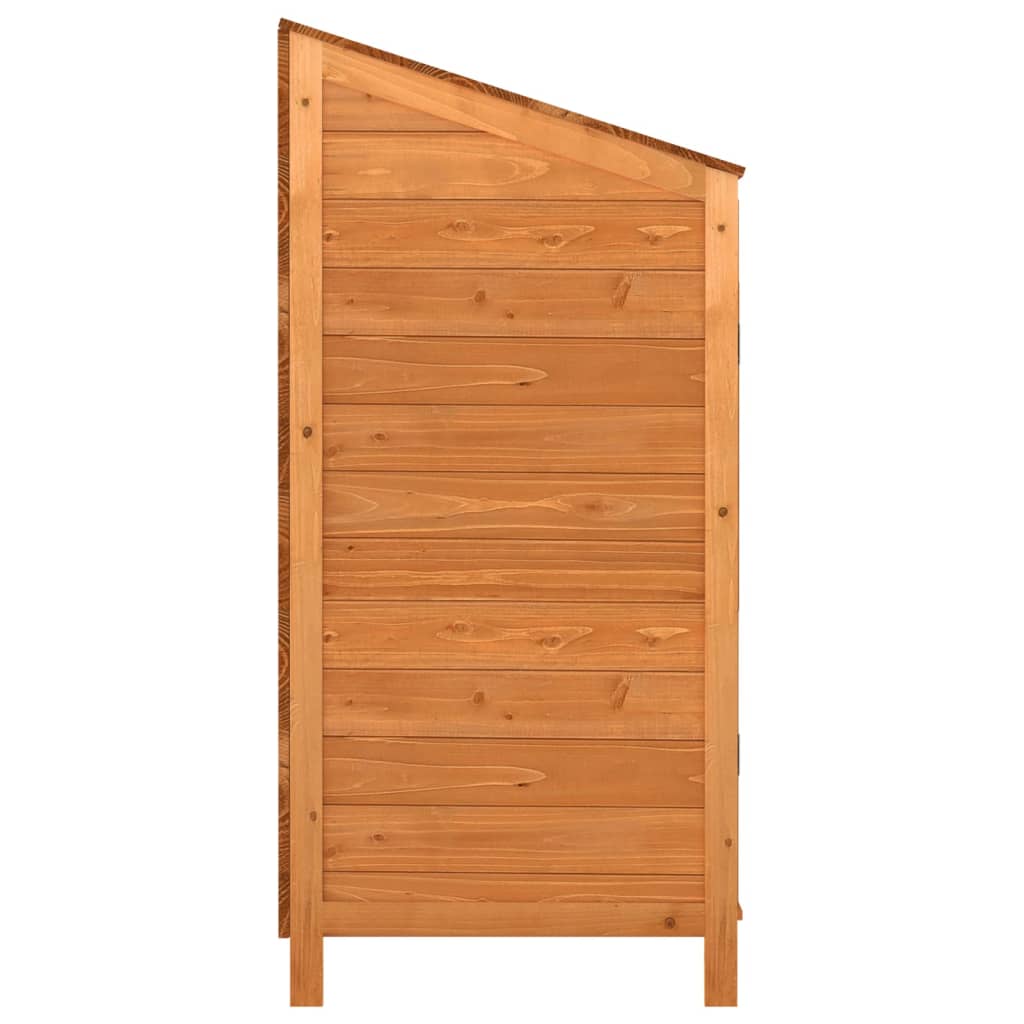 Remise de jardin Marron 102x52x112 cm Bois de sapin solide