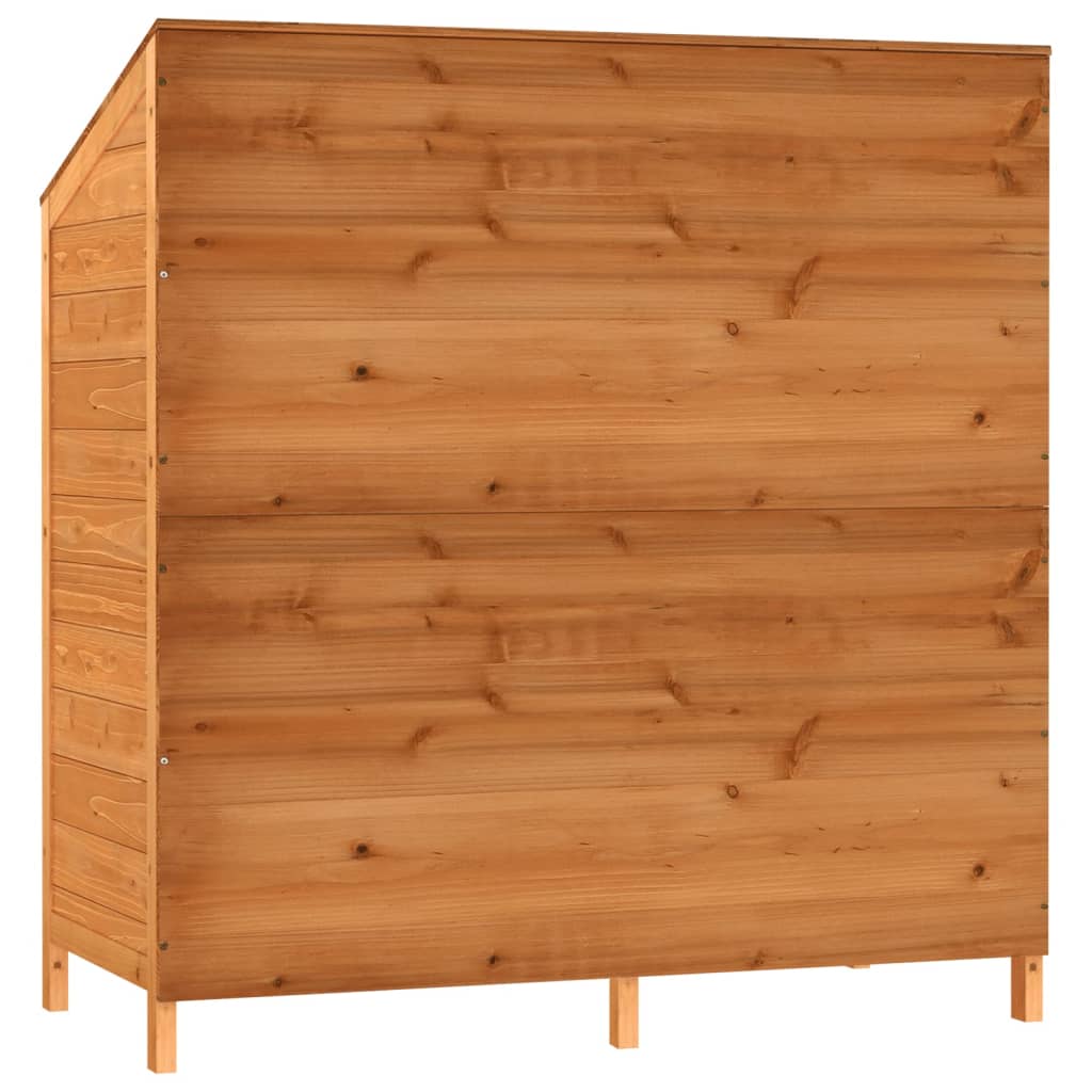 Remise de jardin Marron 102x52x112 cm Bois de sapin solide