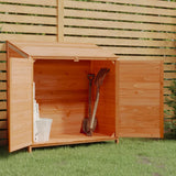 Remise de jardin Marron 102x52x112 cm Bois de sapin solide