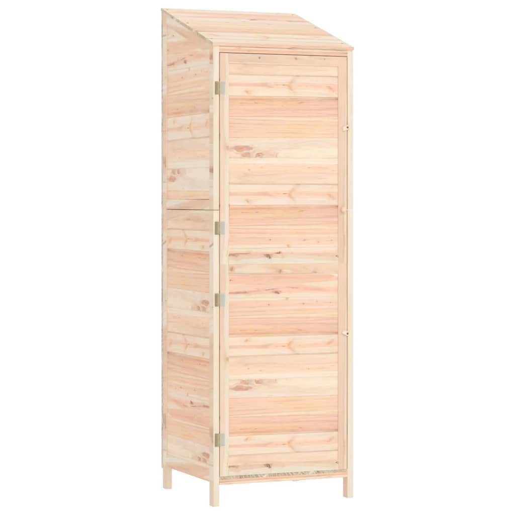 Garden shed 55x52x174.5 cm Solid fir wood