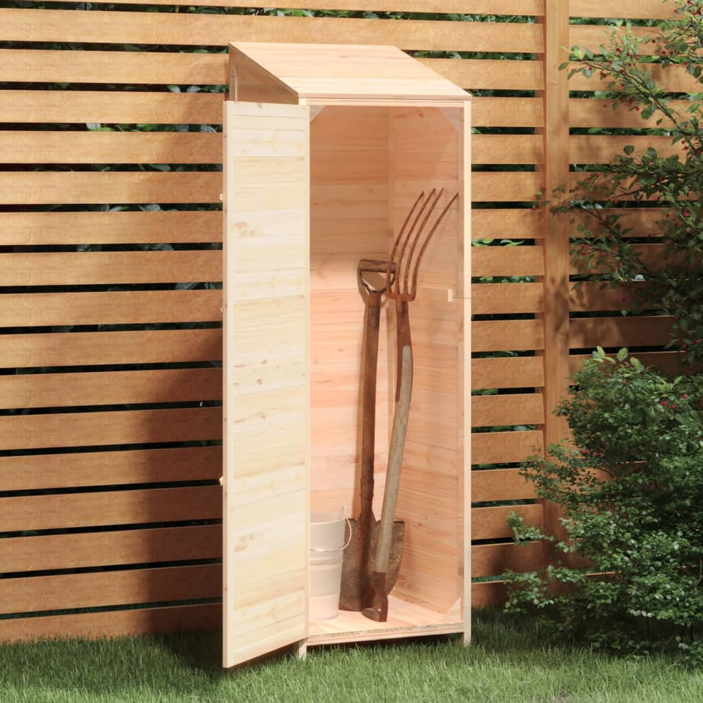 Garden shed 55x52x174.5 cm Solid fir wood