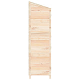 Garden shed 55x52x174.5 cm Solid fir wood