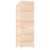 Garden shed 55x52x174.5 cm Solid fir wood