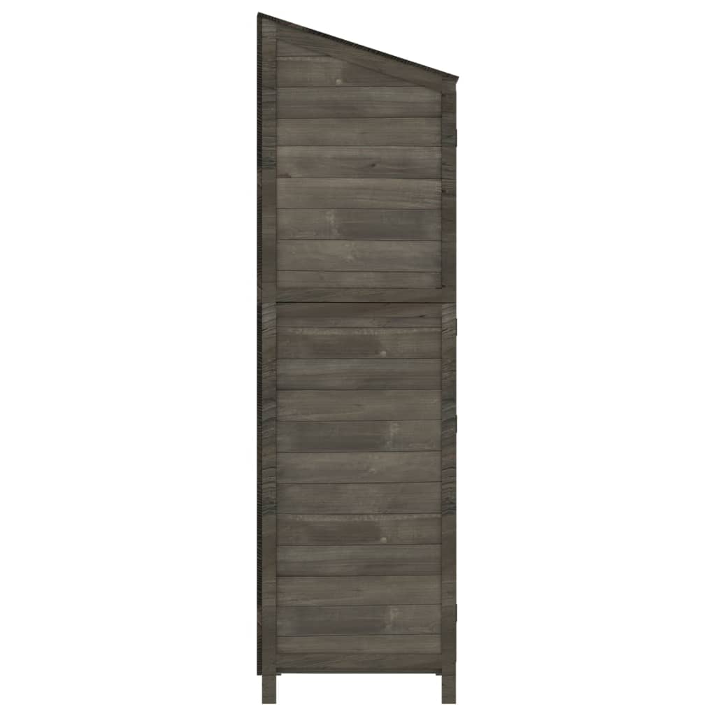 Remise de jardin Anthracite 55x52x174,5 cm Bois de sapin solide