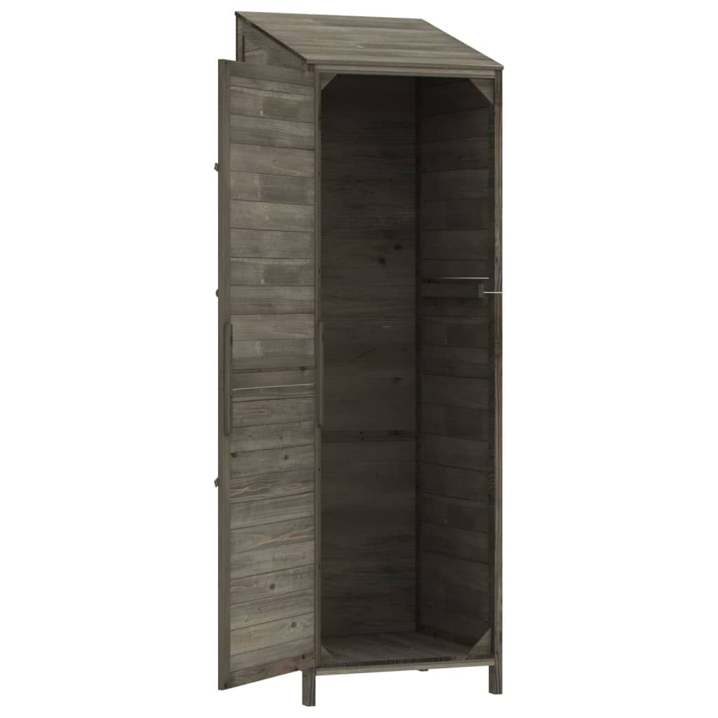 Remise de jardin Anthracite 55x52x174,5 cm Bois de sapin solide