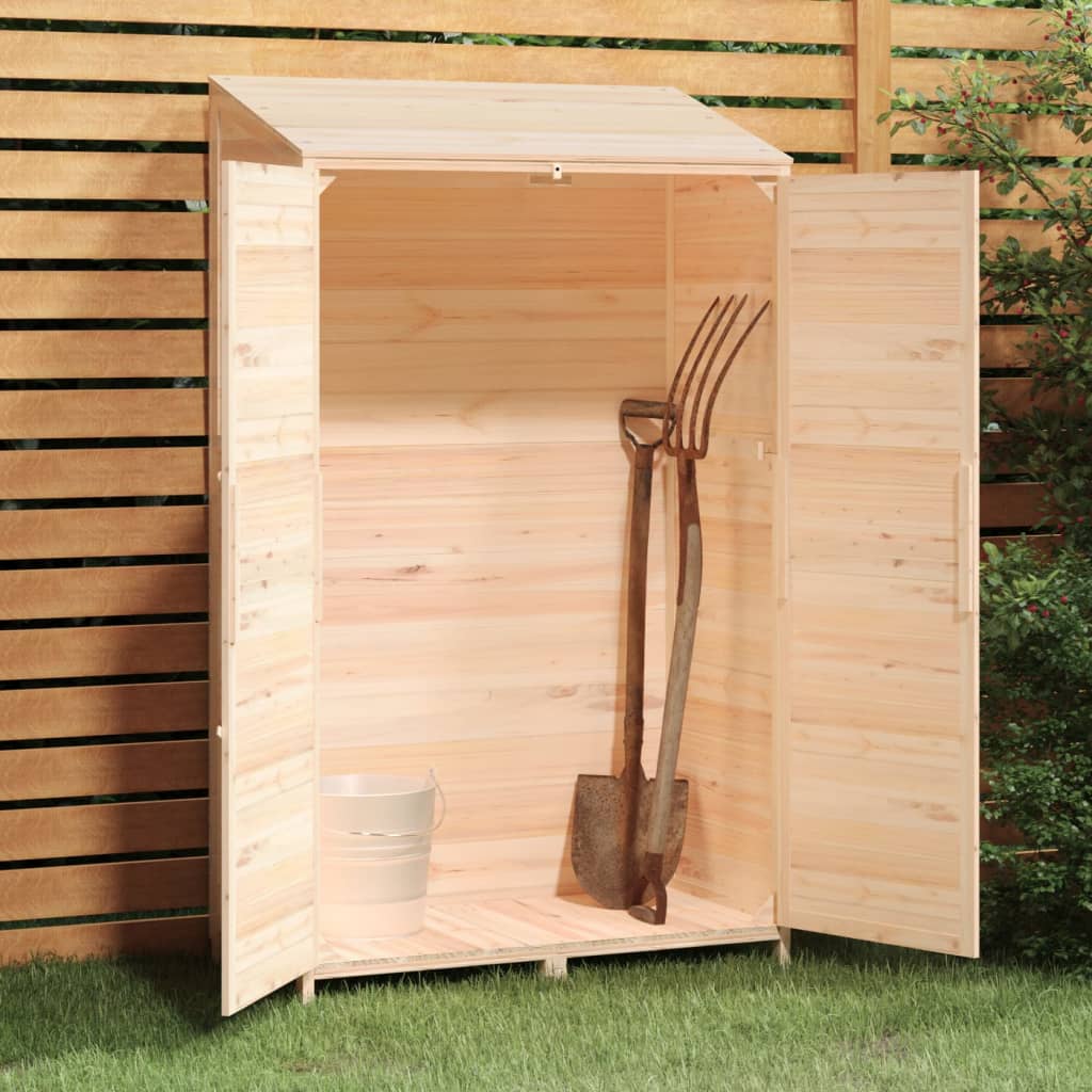 Remise de jardin 102x52x174,5 cm Bois de sapin solide