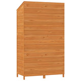 Remise de jardin Marron 102x52x174,5 cm Bois de sapin solide