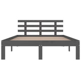 Bed frame without mattress gray 135x190 cm