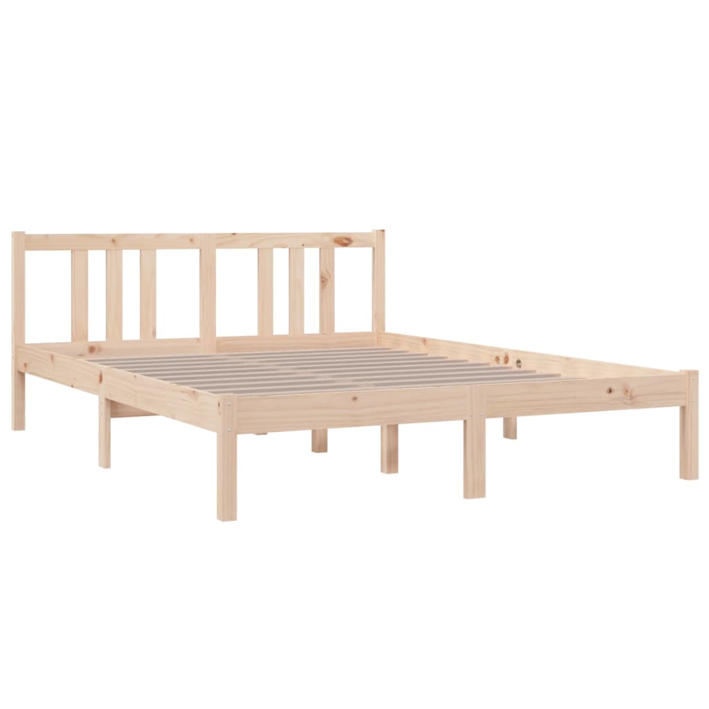 Bed frame without solid wood mattress 140x190 cm