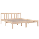 Bed frame without solid wood mattress 140x190 cm